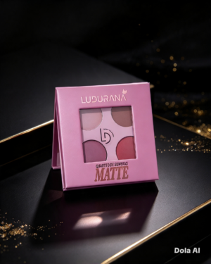 Paleta de Sombras Matte Ludurana — 4 Tons